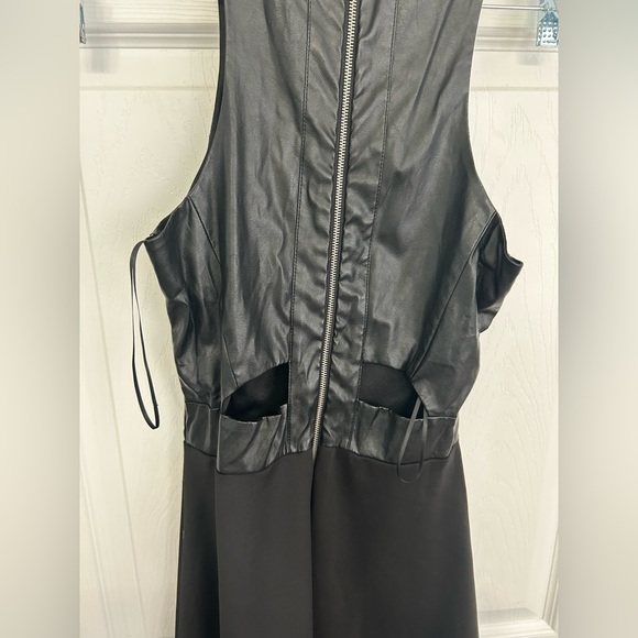 Lady Dutch Faux Leather Mini Dress - Picture 2 of 4